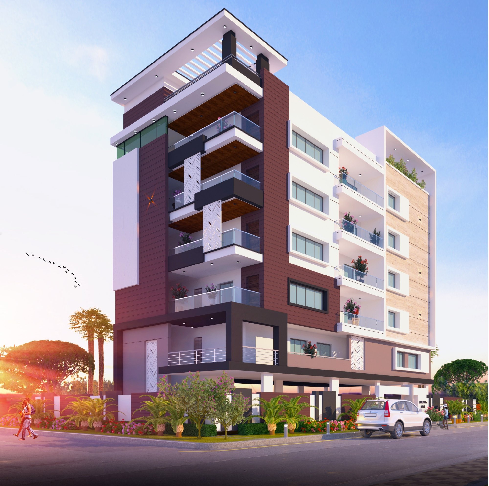 Manchirevula Residences — exterior visualization