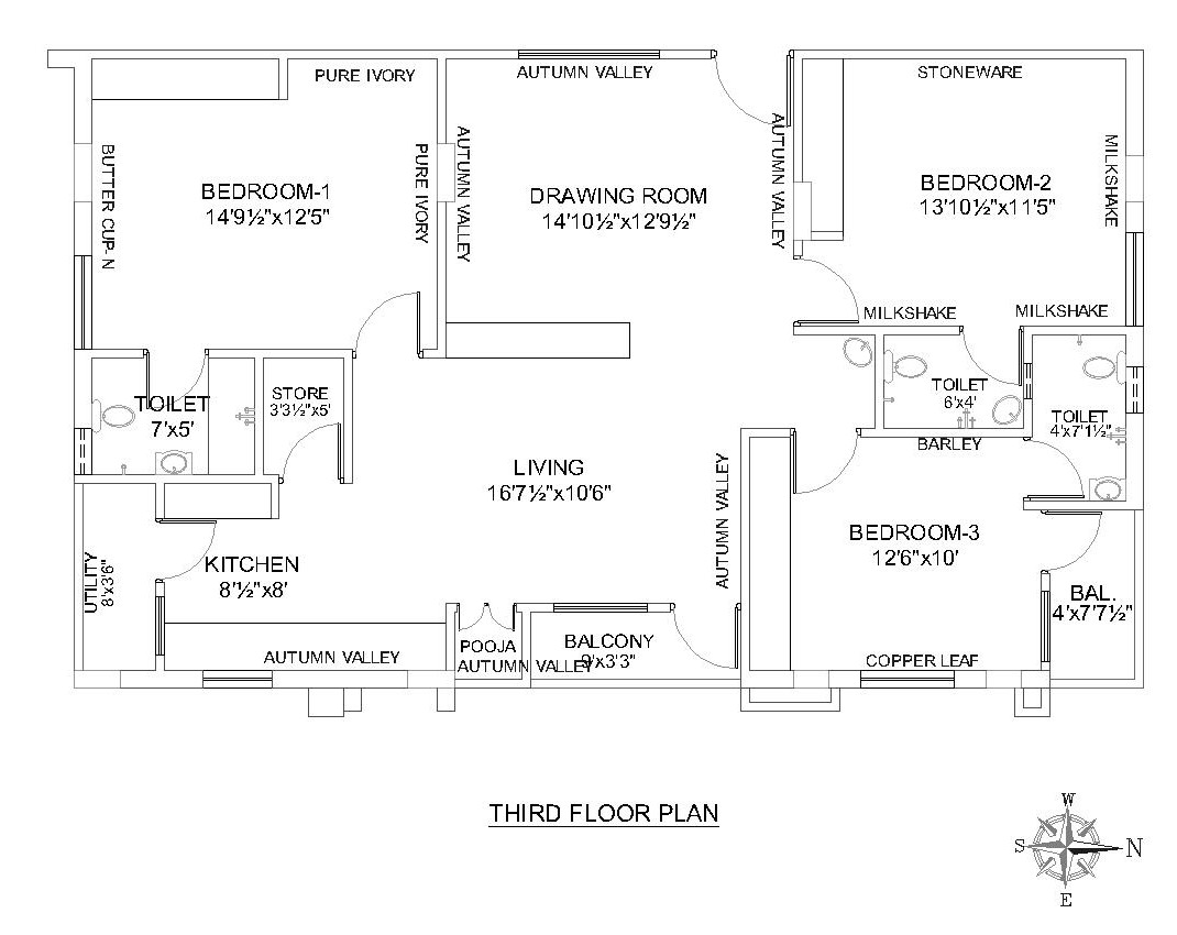 Third Floor Plan