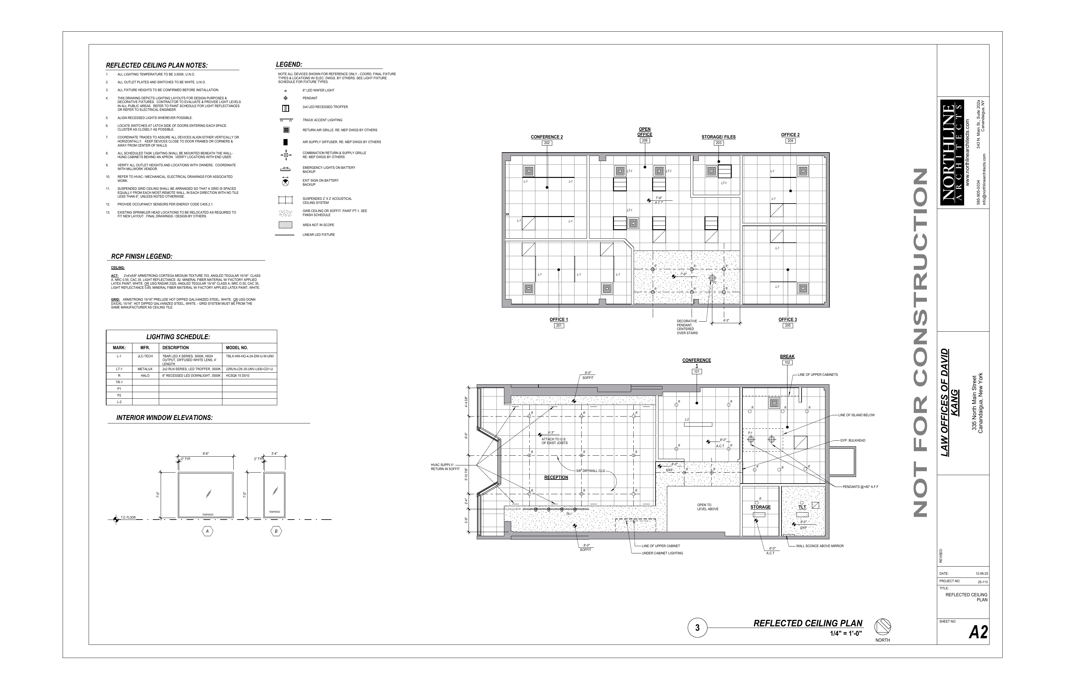 A2 Reflected Ceiling Plan