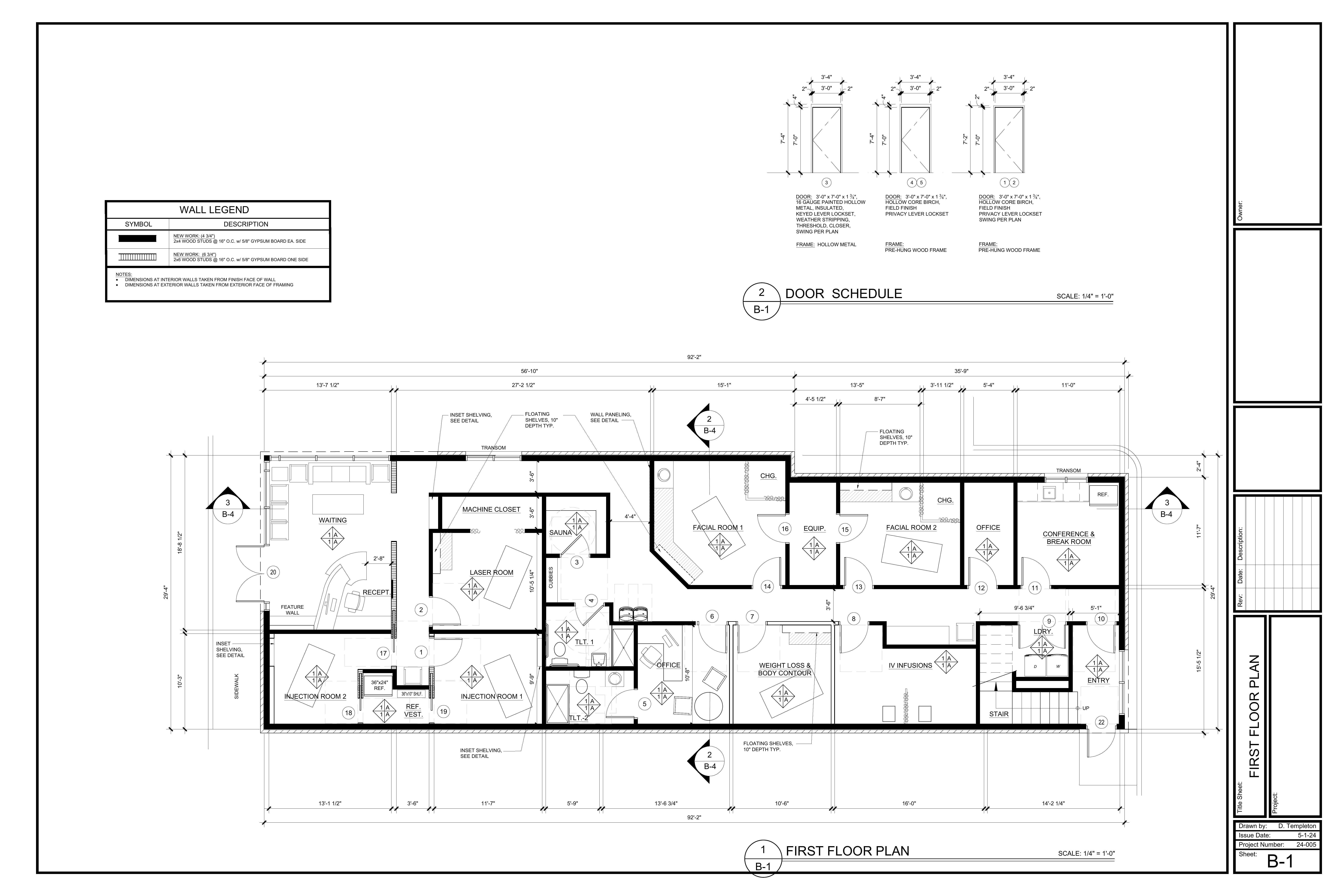 B-1 First Floor Plan