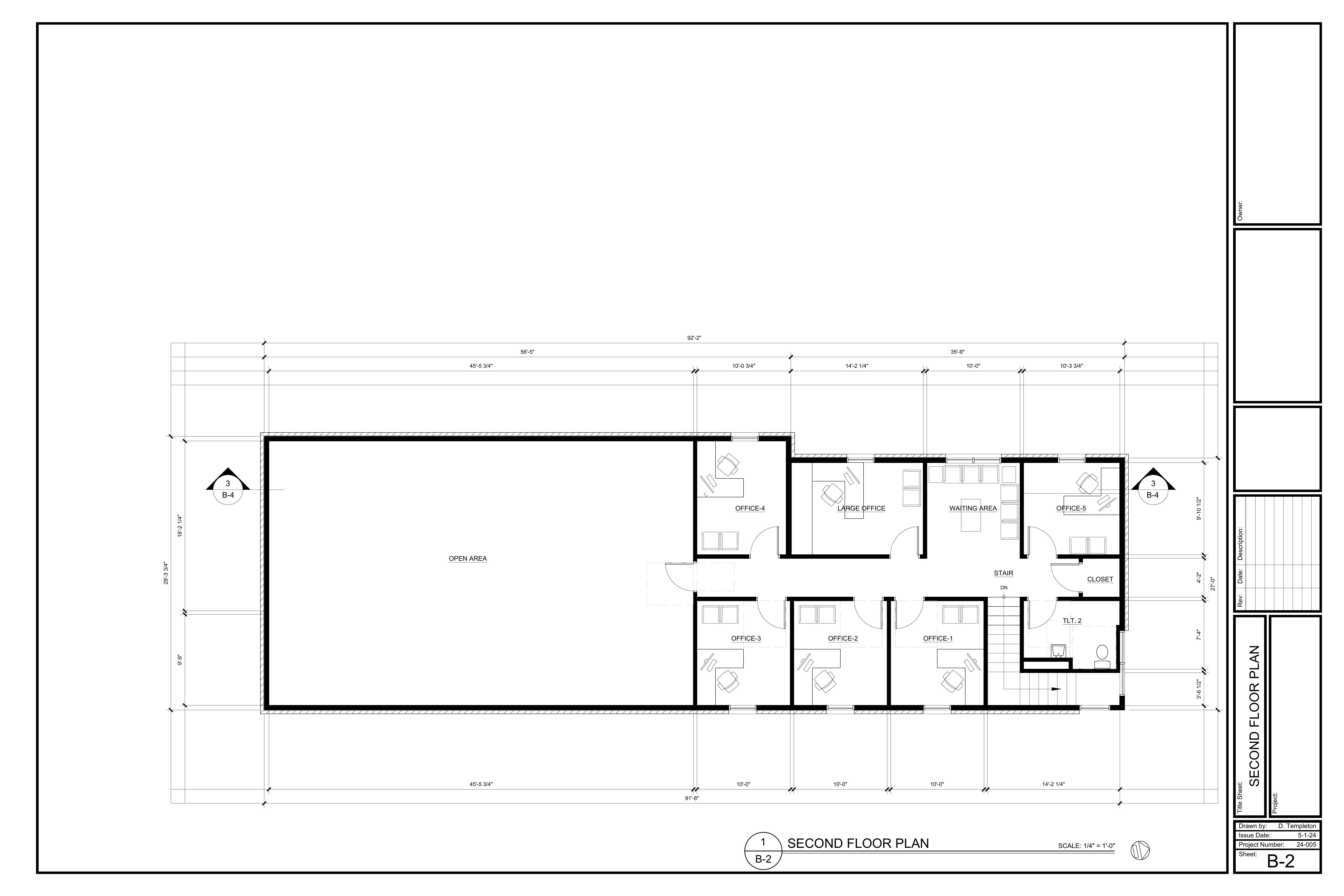 B-2 Second Floor Plan