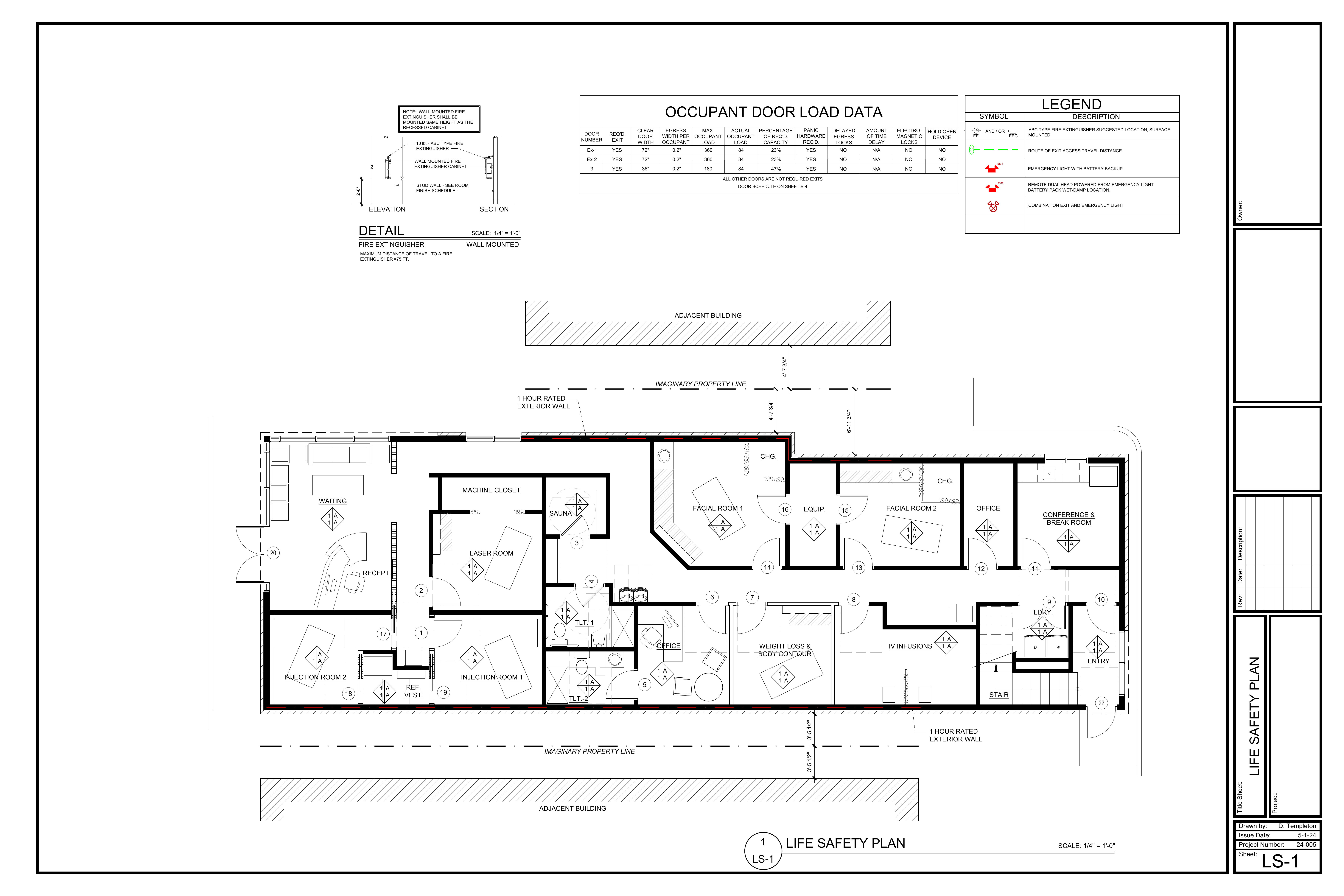 LS-1 Life Safety Plan